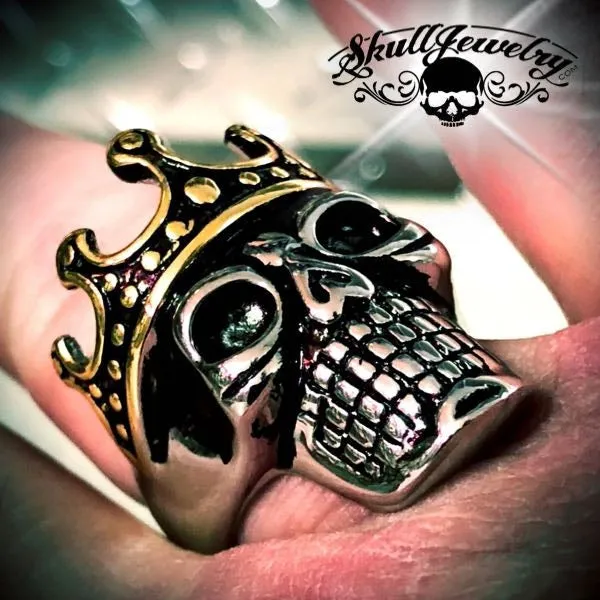 Skull King Stainless Steel Ring (#011)