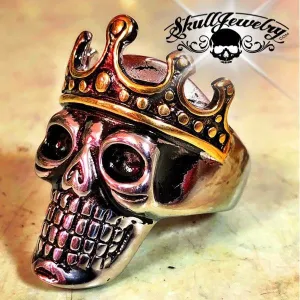 Skull King Stainless Steel Ring (#011)