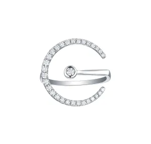 Skyline 0.52ct Circle Ring <br> R-00373WHT