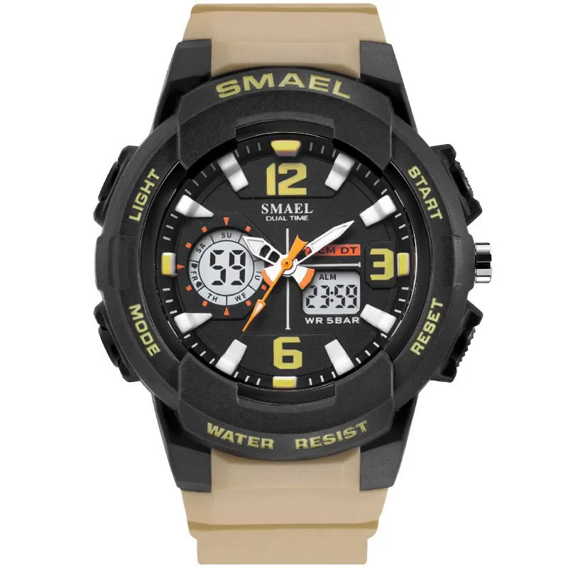 SMAEL Brand Fashion Women Sports Watches LED Digital Quartz Military Clock Man Watch Boy Girl Student Multifunctional Wristwatch