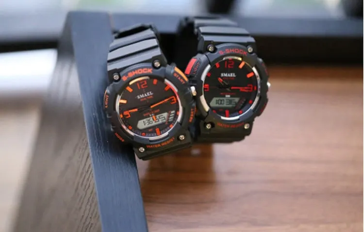 SMAEL Fashion Brand Kids Watch LED Digital Quartz-Watches Boy Girl Student Multifunctional Waterproof Wrist Watches For Children