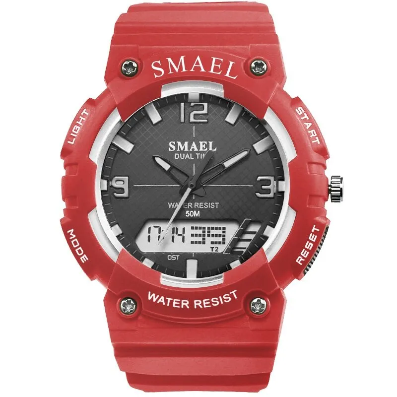 SMAEL Fashion Brand Kids Watch LED Digital Quartz-Watches Boy Girl Student Multifunctional Waterproof Wrist Watches For Children