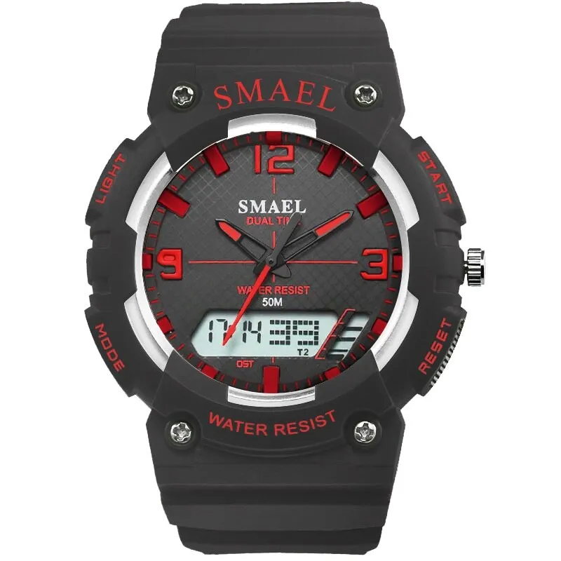 SMAEL Fashion Brand Kids Watch LED Digital Quartz-Watches Boy Girl Student Multifunctional Waterproof Wrist Watches For Children
