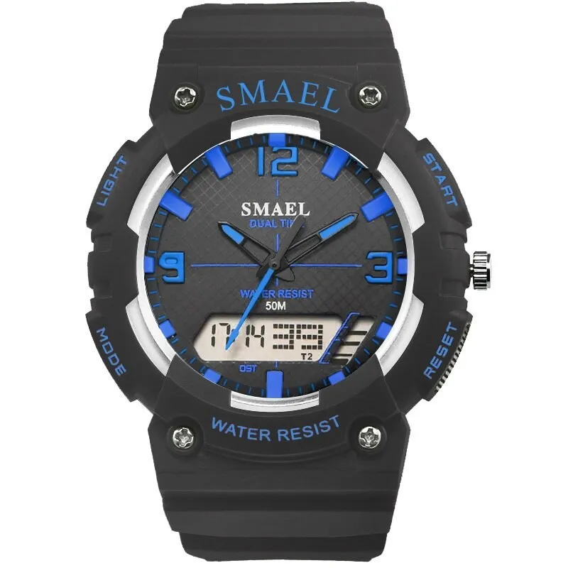 SMAEL Fashion Brand Kids Watch LED Digital Quartz-Watches Boy Girl Student Multifunctional Waterproof Wrist Watches For Children