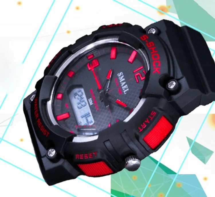 SMAEL Fashion Brand Kids Watch LED Digital Quartz-Watches Boy Girl Student Multifunctional Waterproof Wrist Watches For Children