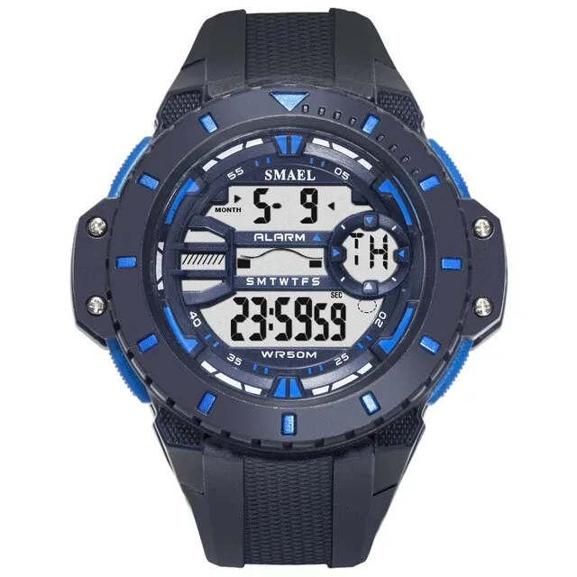 SMAEL Outdoor Leisure Digital Watch Fashion Men&#39;s Sports Watches LED  Display Army Military Wristwatches Male Relogio Masculino