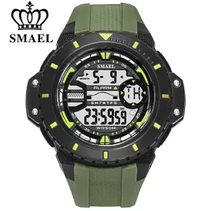 SMAEL Outdoor Leisure Digital Watch Fashion Men&#39;s Sports Watches LED  Display Army Military Wristwatches Male Relogio Masculino