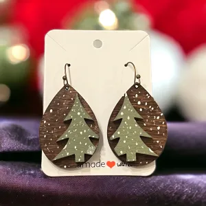 Snowy Tree Dangles