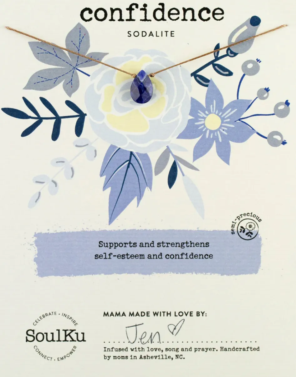 Sodalite Soul-Full of Light Necklace for Confidence