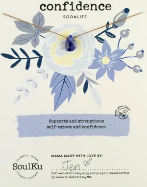 Sodalite Soul-Full of Light Necklace for Confidence