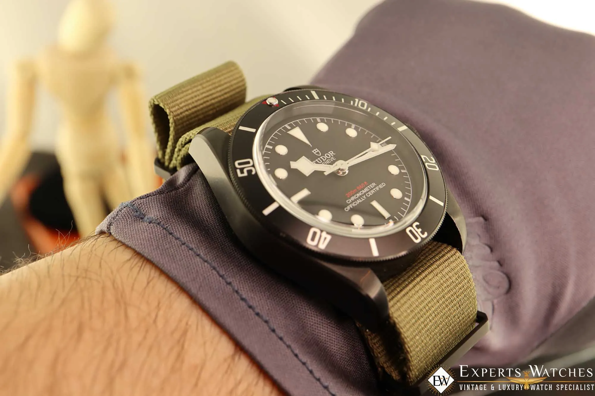 Sold!!! TUDOR Black Bay Dark 79230DK 41mm Black Nato Automatic Box and Papers Free Strap