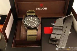 Sold!!! TUDOR Black Bay Dark 79230DK 41mm Black Nato Automatic Box and Papers Free Strap