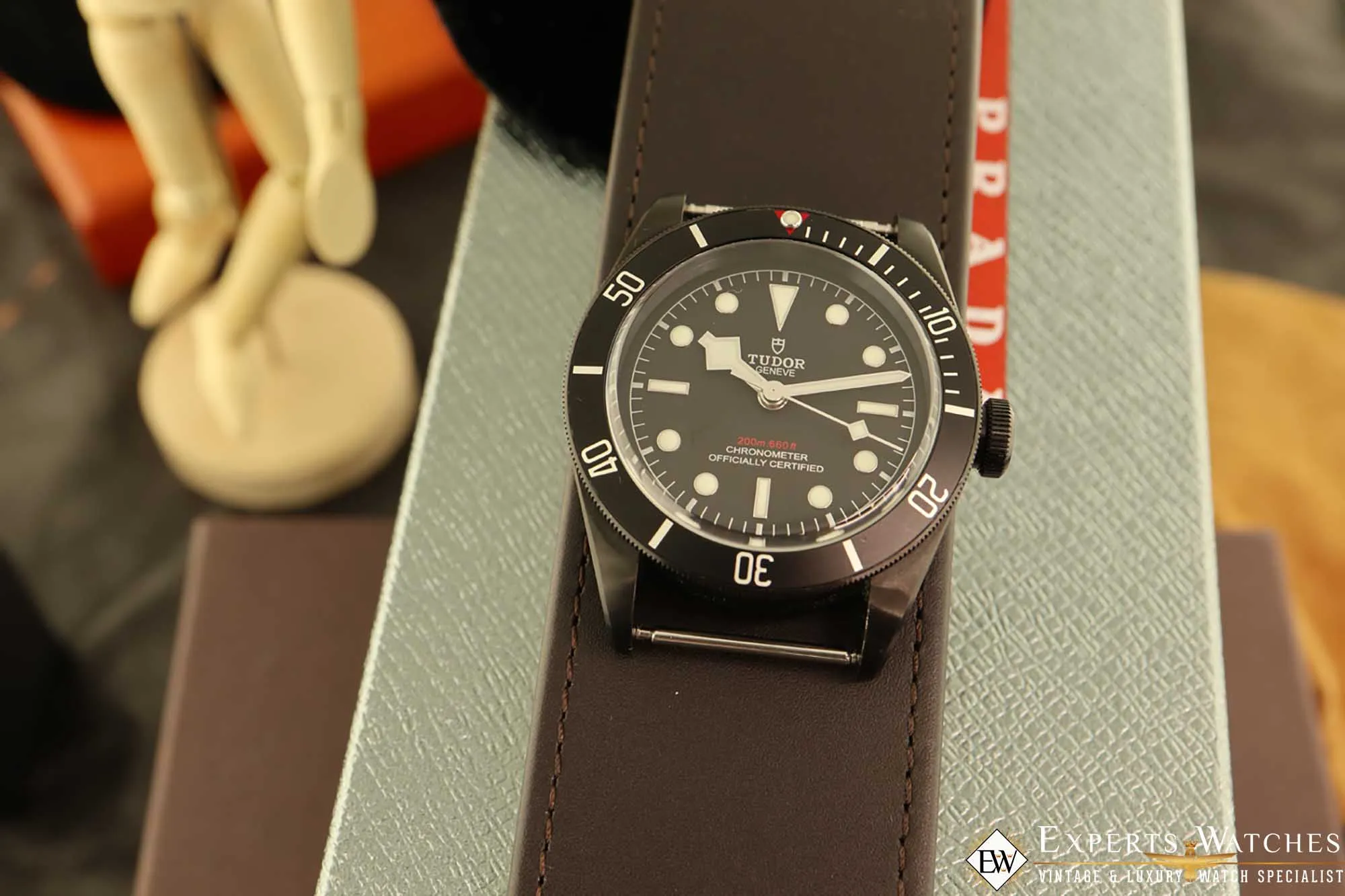 Sold!!! TUDOR Black Bay Dark 79230DK 41mm Black Nato Automatic Box and Papers Free Strap
