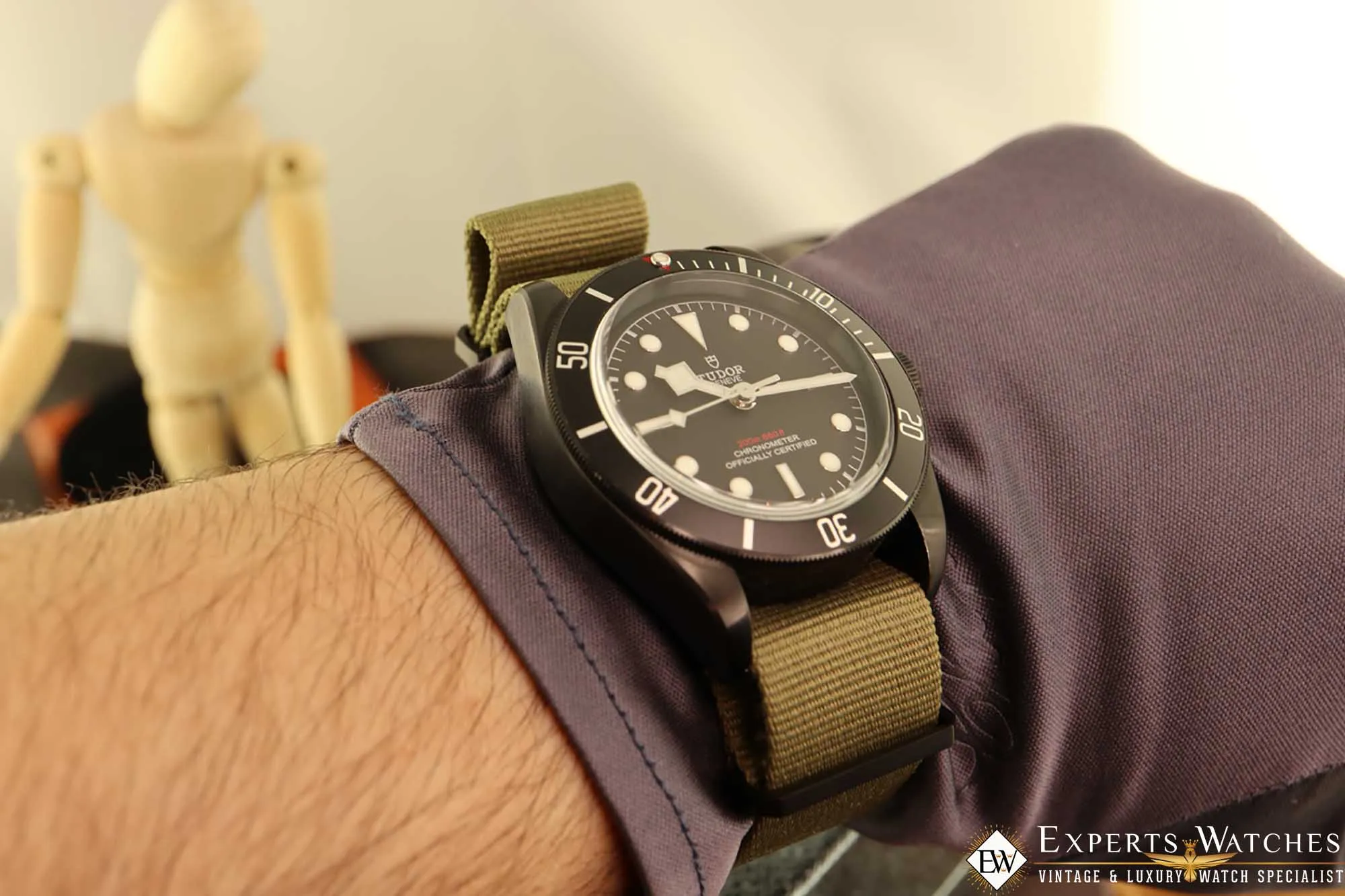 Sold!!! TUDOR Black Bay Dark 79230DK 41mm Black Nato Automatic Box and Papers Free Strap