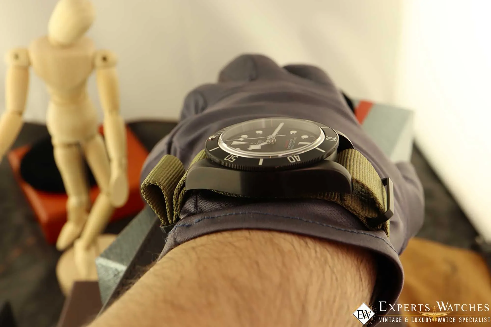Sold!!! TUDOR Black Bay Dark 79230DK 41mm Black Nato Automatic Box and Papers Free Strap