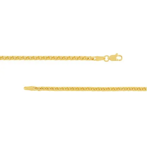 Solid Round Box Necklace