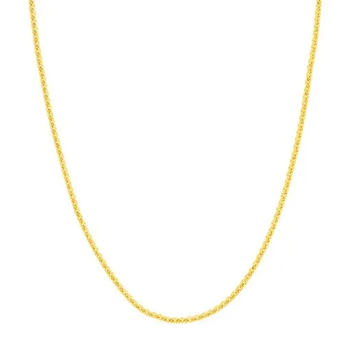 Solid Round Box Necklace