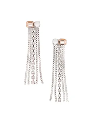 Sorrelli Miriam Statement Earring Palladium Snow Bunny