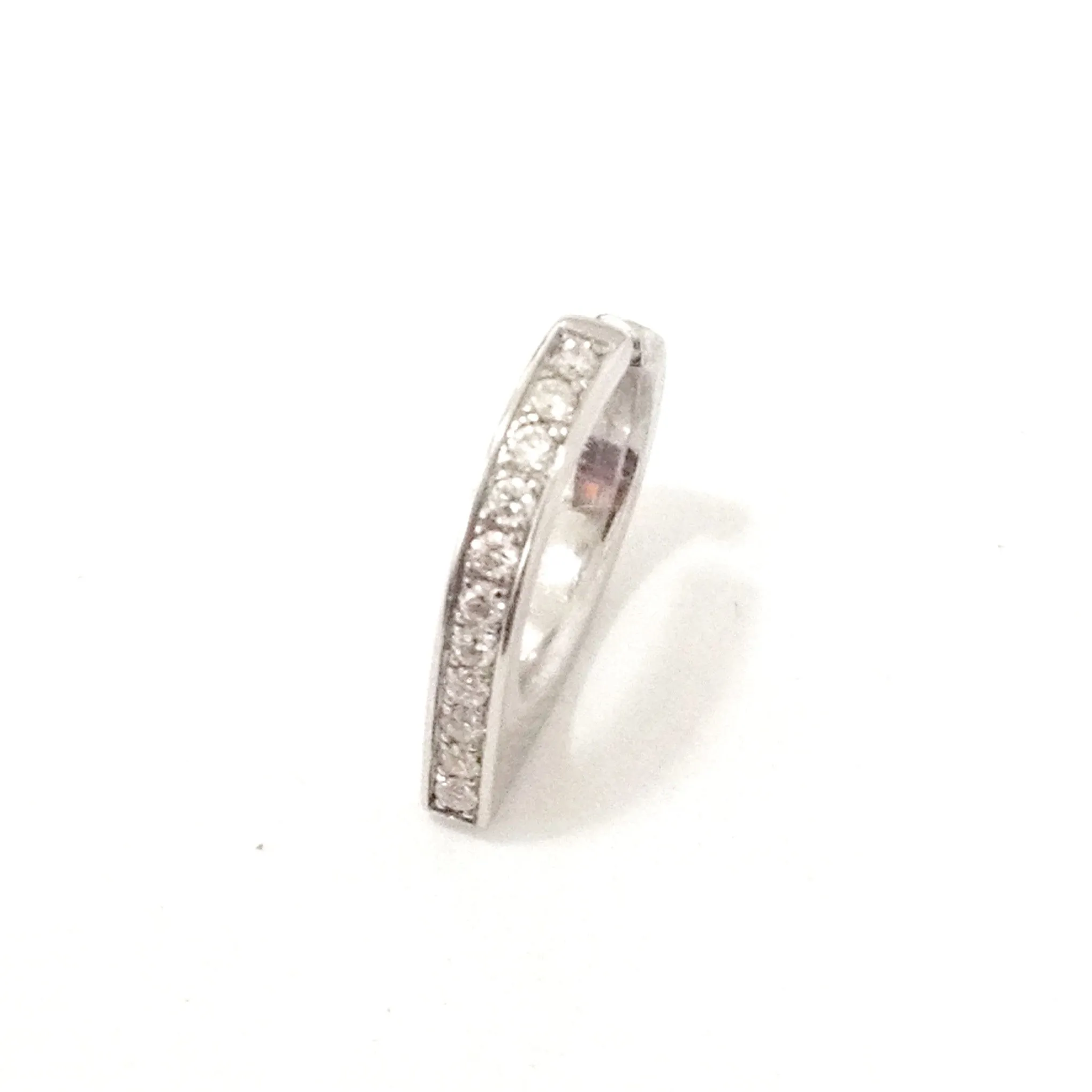 Spike Collection: 14K Gold Pavé Diamond Spike Point Ear Cuff