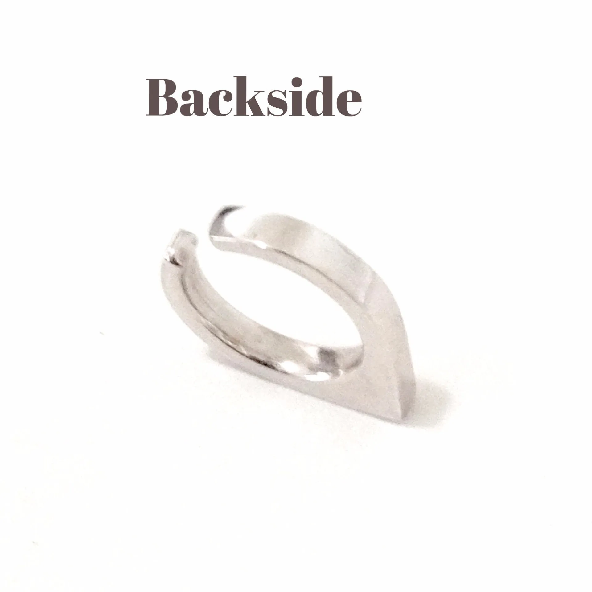 Spike Collection: 14K Gold Pavé Rainbow Gemstone Spike Point Ear Cuff