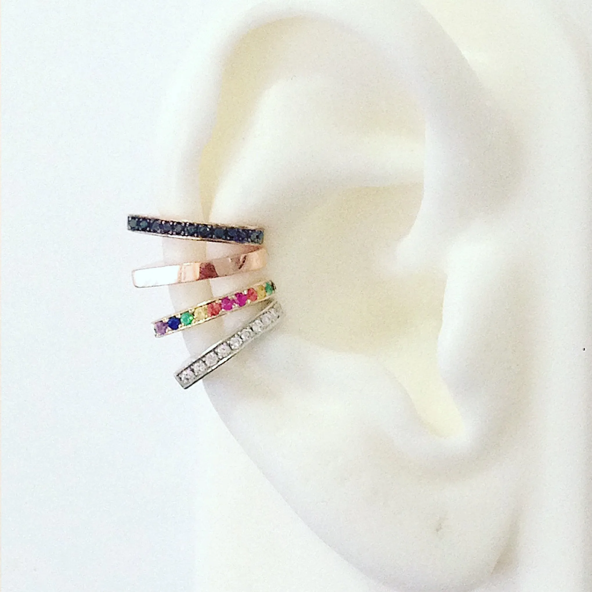 Spike Collection: 14K Gold Spike Point Ear Cuff