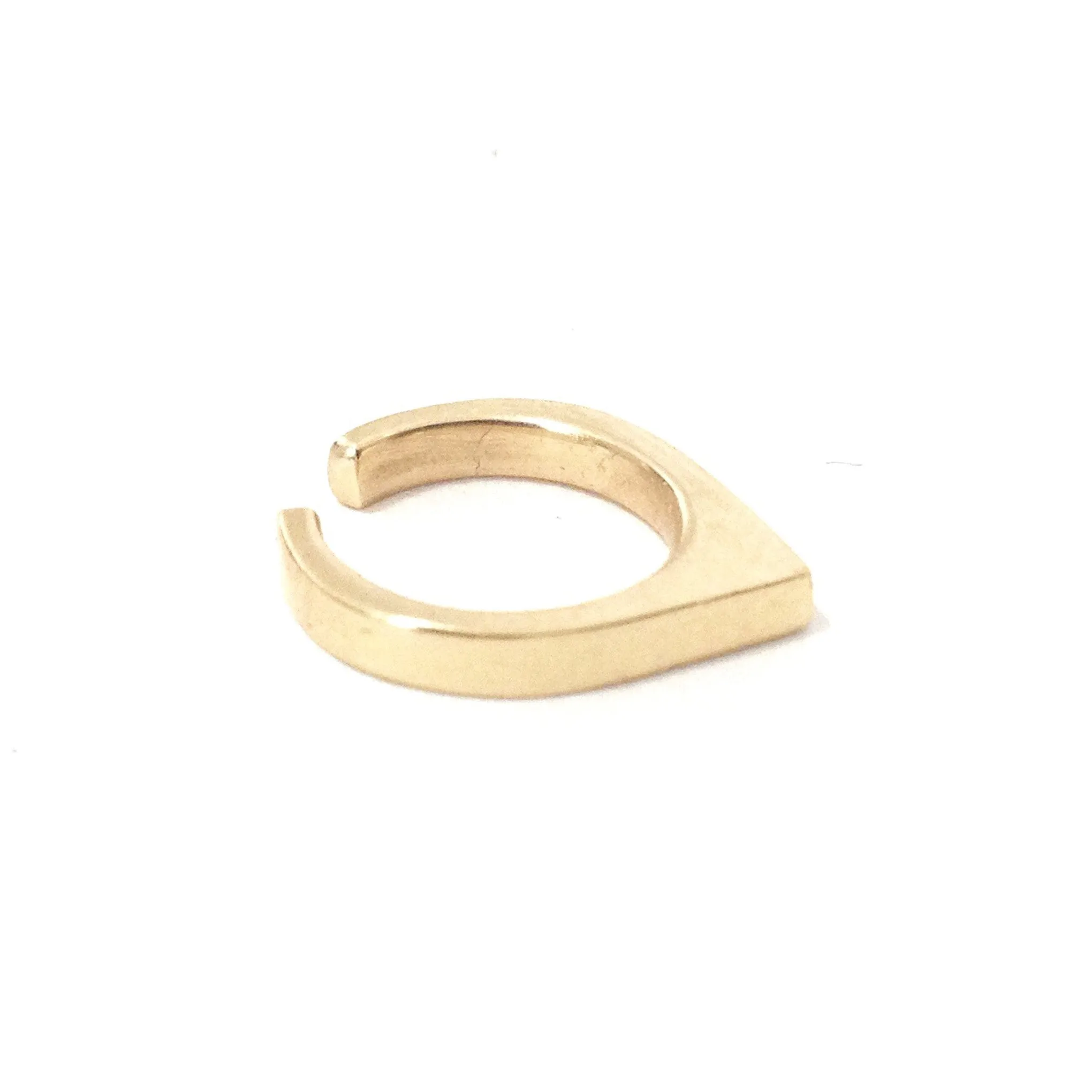 Spike Collection: 14K Gold Spike Point Ear Cuff