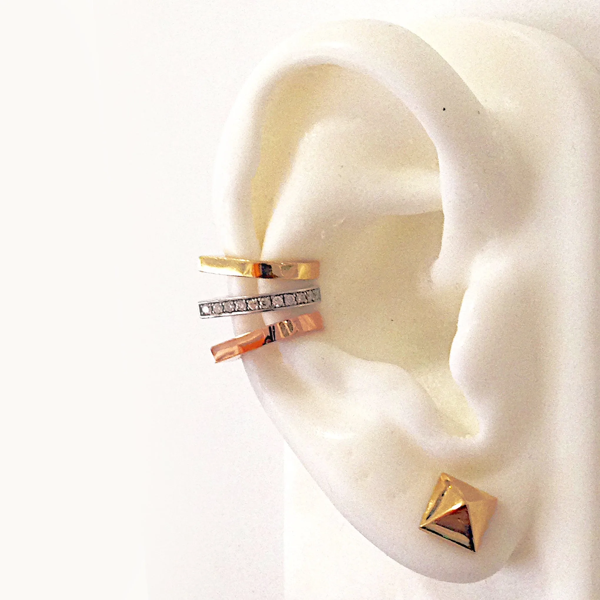 Spike Collection: 14K Gold Spike Point Ear Cuff