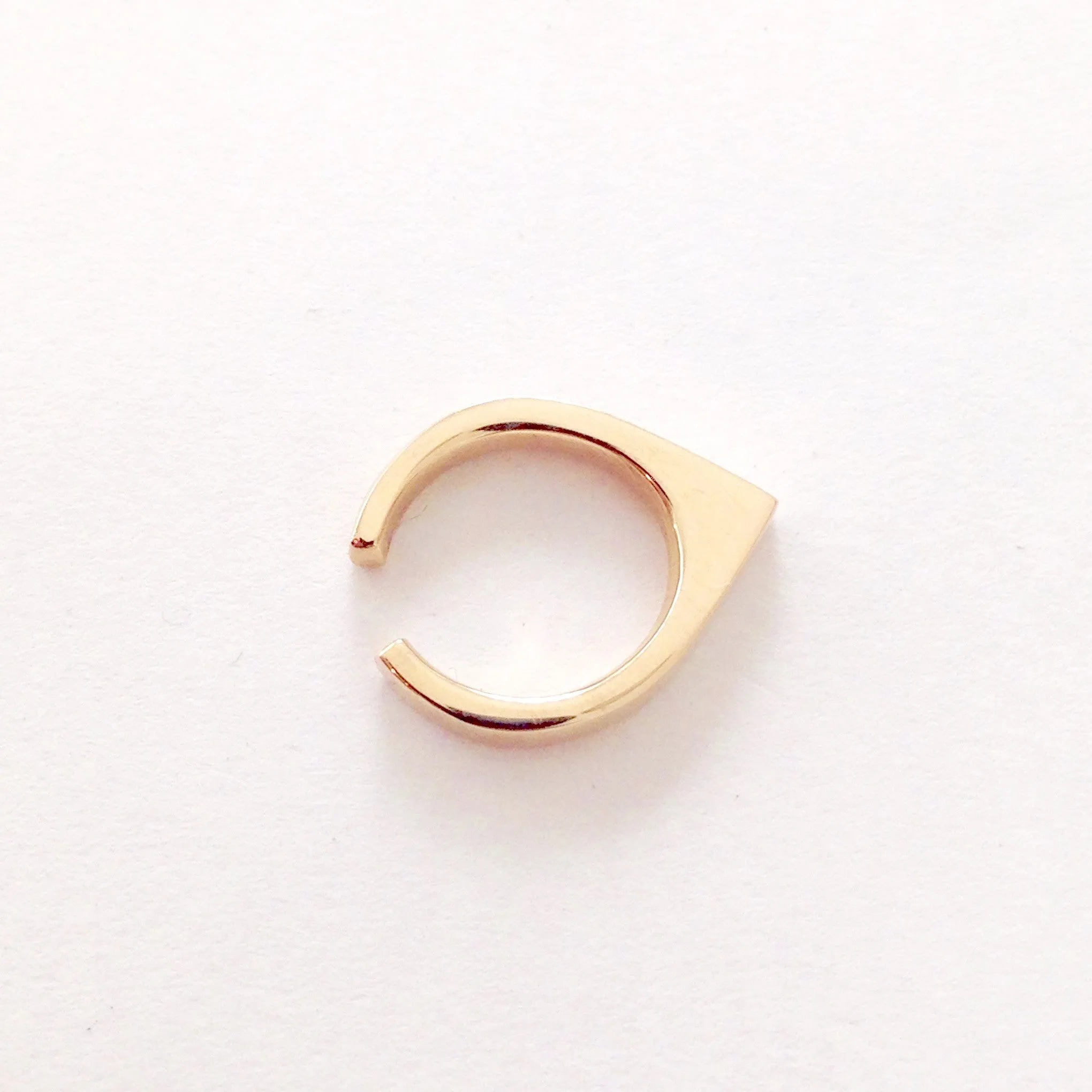 Spike Collection: 14K Gold Spike Point Ear Cuff