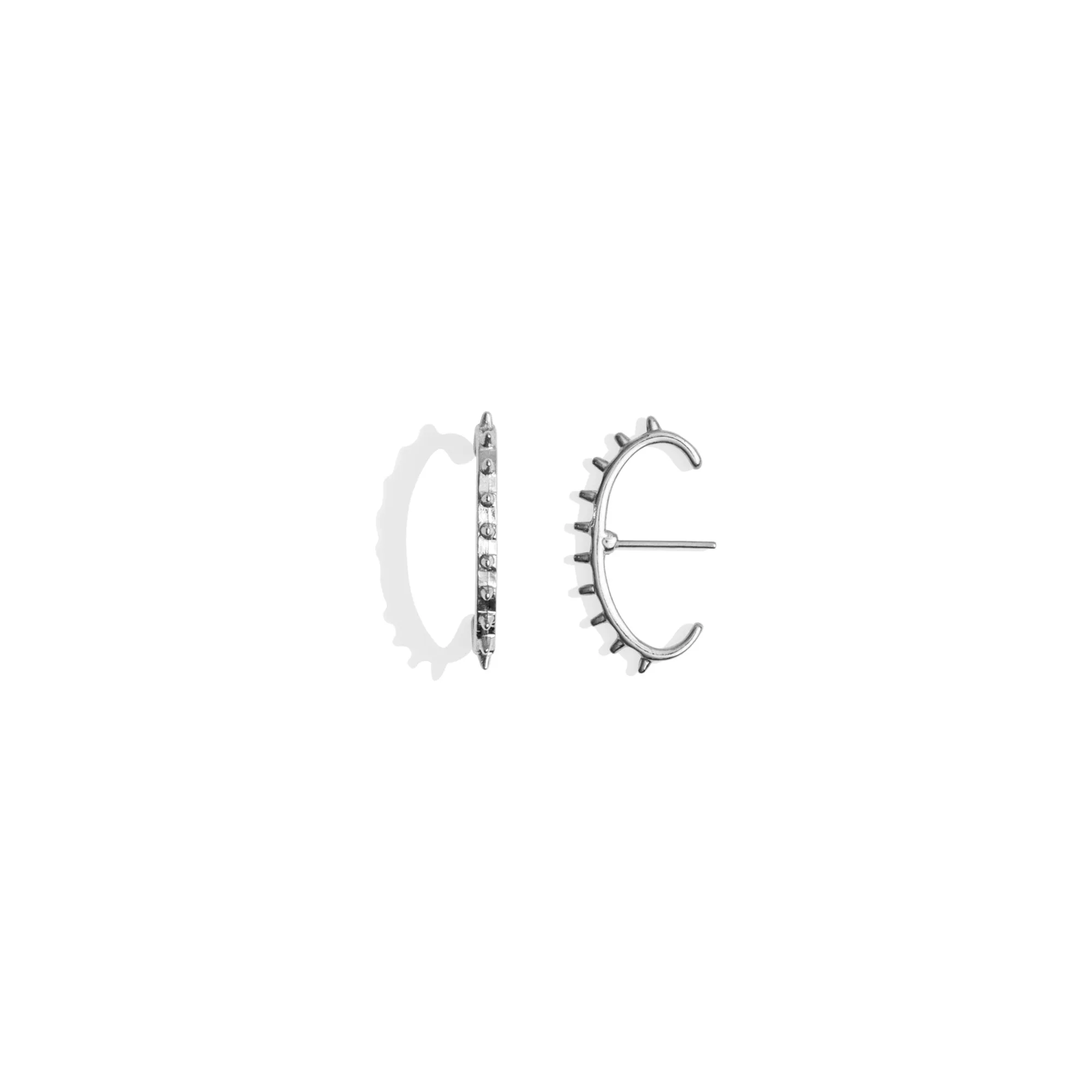 Spike Cuff Earring - SILVER