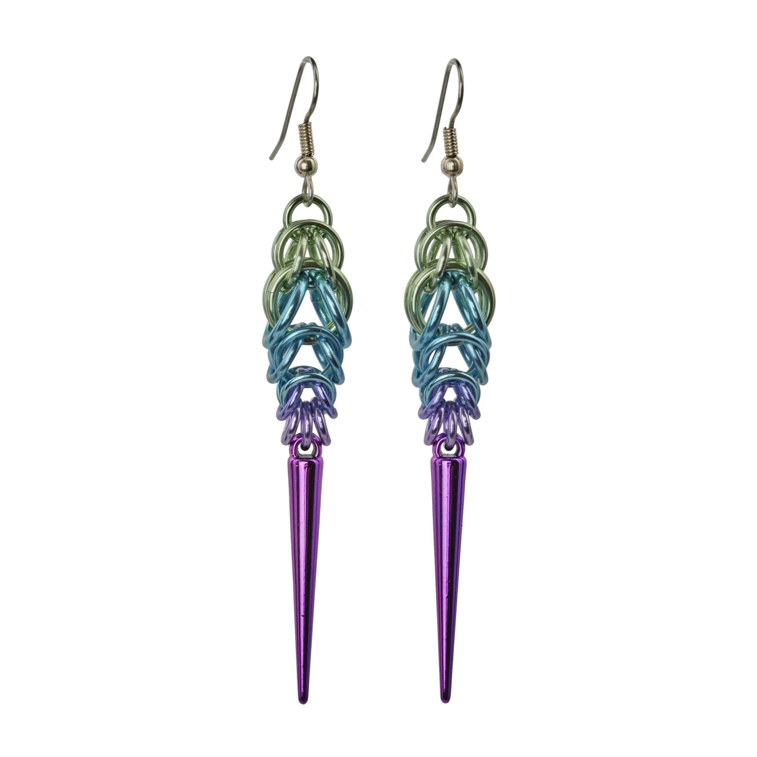 Spike Earrings - Cosmic Unicorn