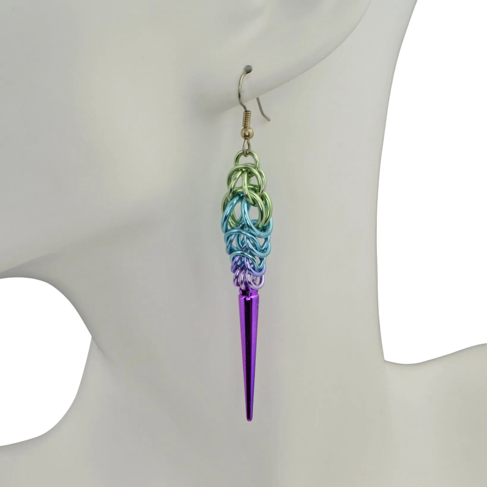 Spike Earrings - Cosmic Unicorn