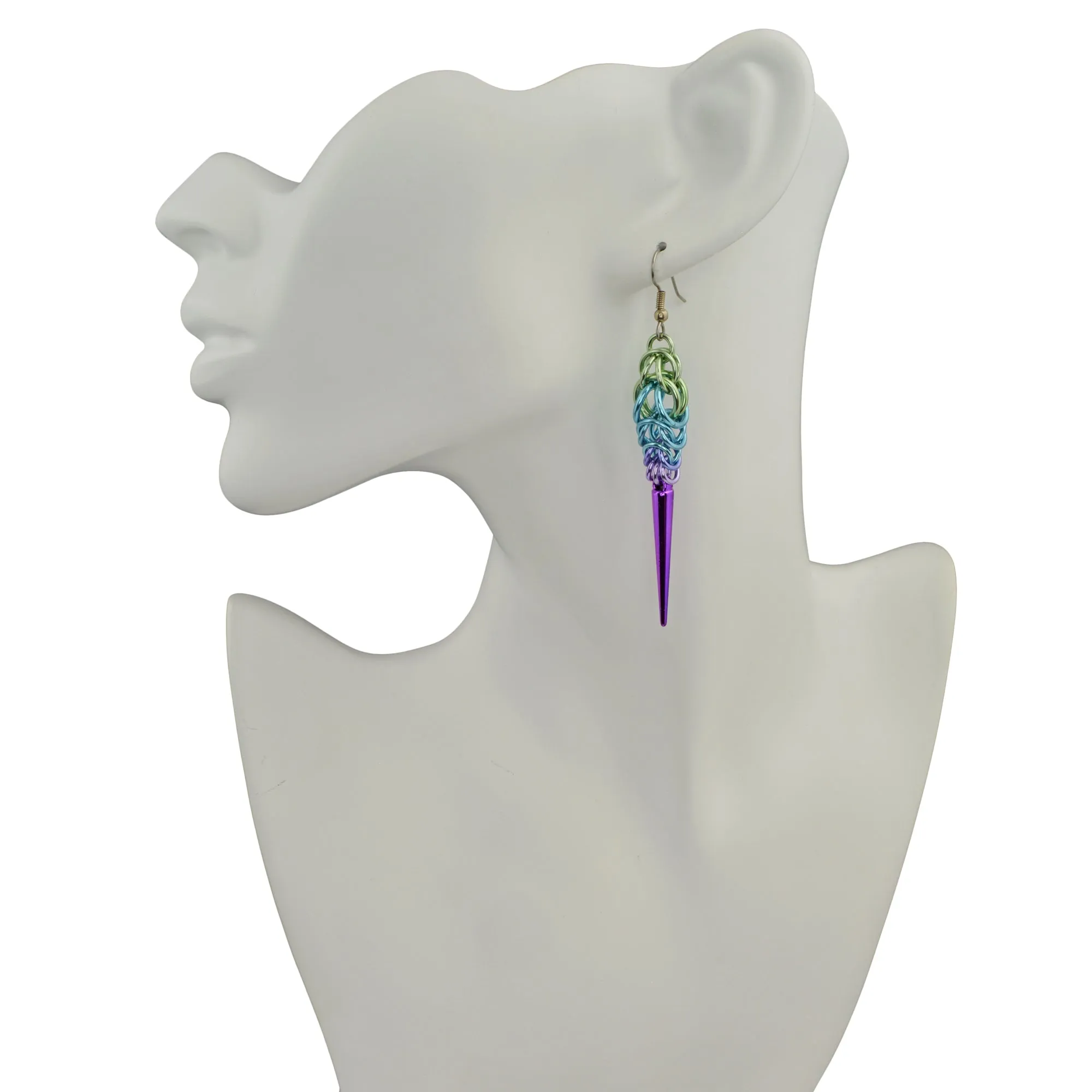 Spike Earrings - Cosmic Unicorn