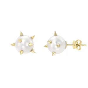 Spike Pearl Earrings