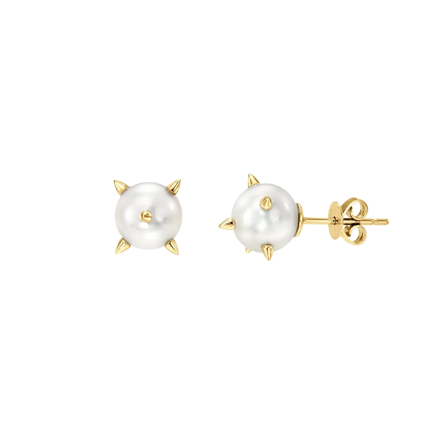 Spike Pearl Earrings