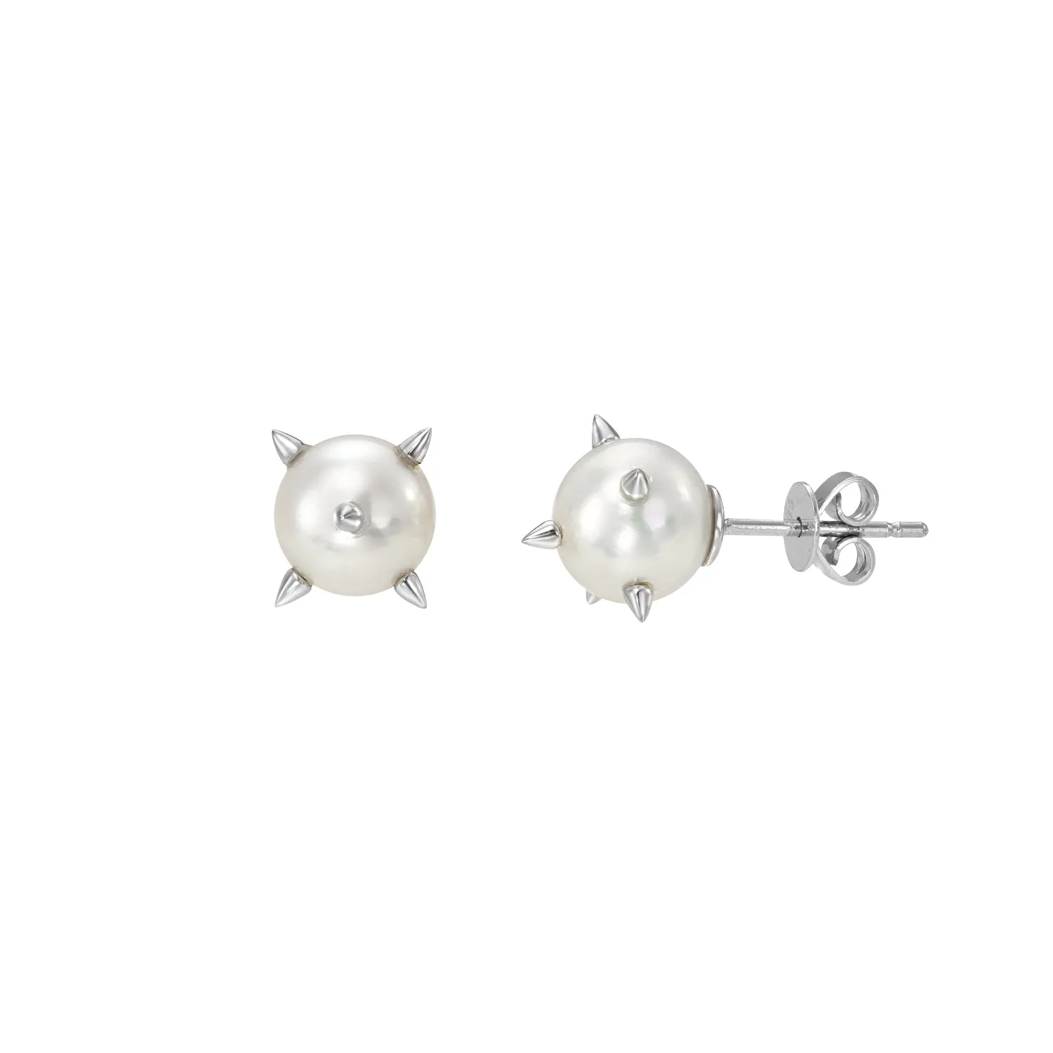 Spike Pearl Earrings