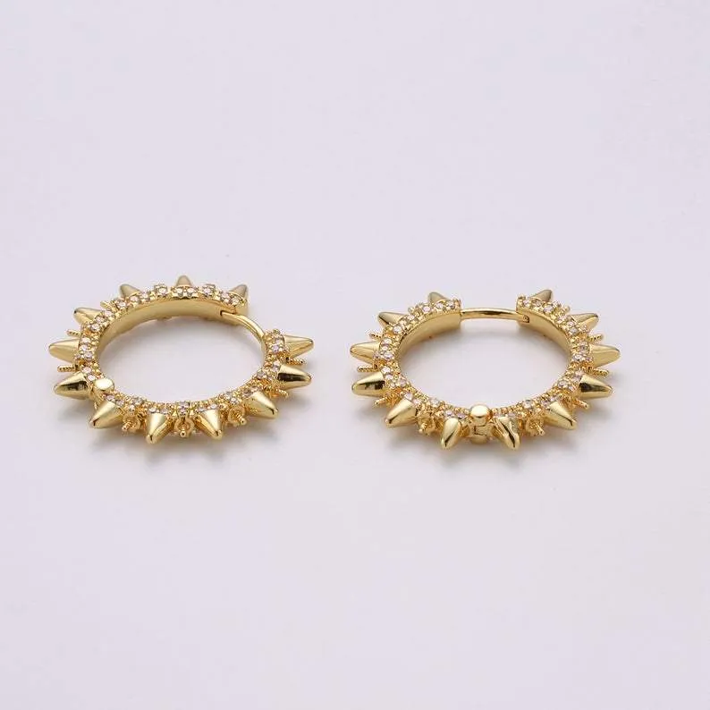 Spike Sparkle Hoops