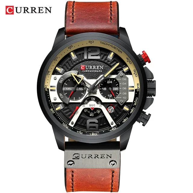 Sports Military Chronograph Watch (Dial 4.8cm)