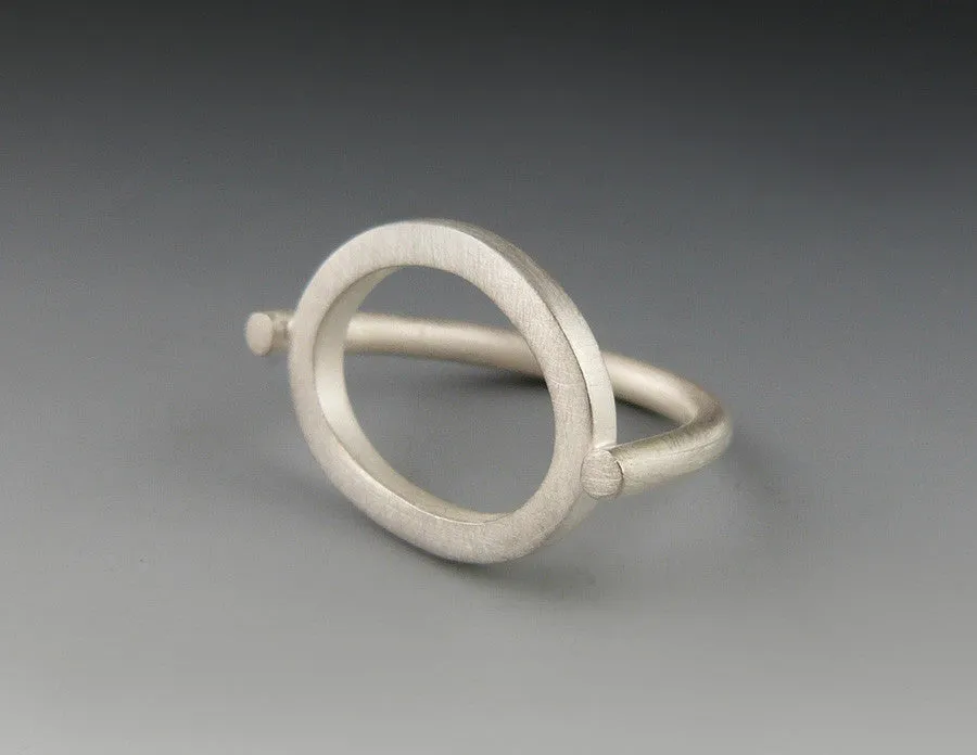 Square Stock Circle Ring
