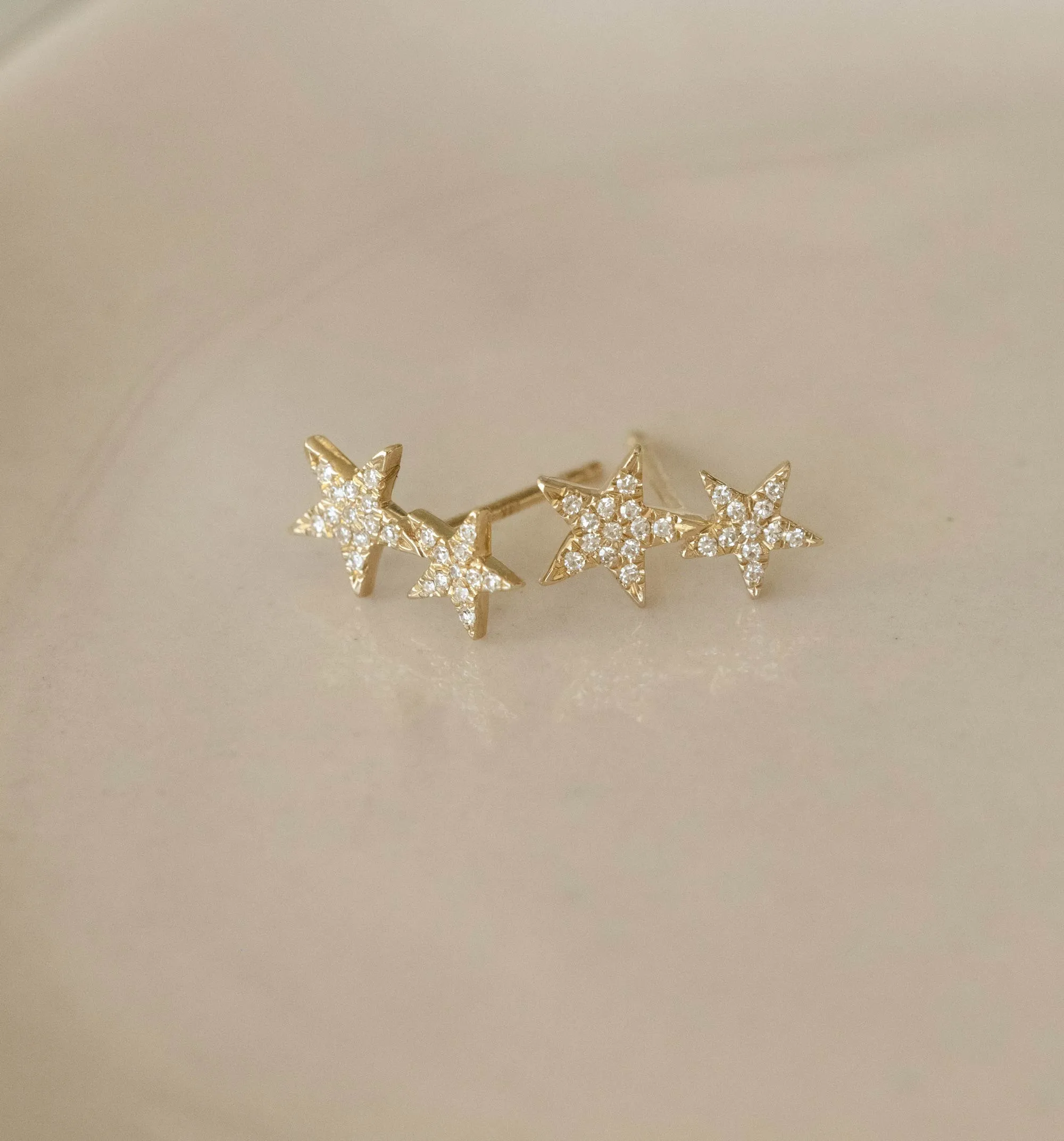 Star Diamond Earrings