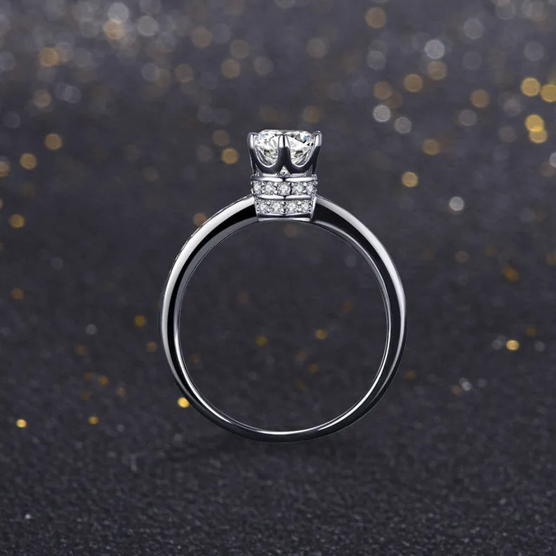 Sterling 925 Silver Crown Ring