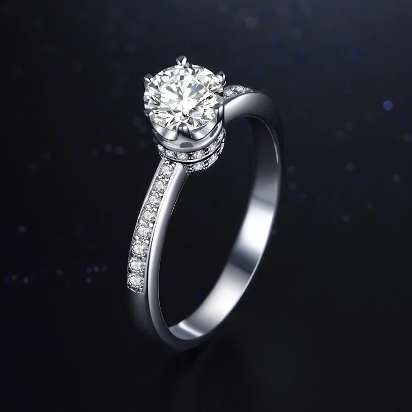 Sterling 925 Silver Crown Ring