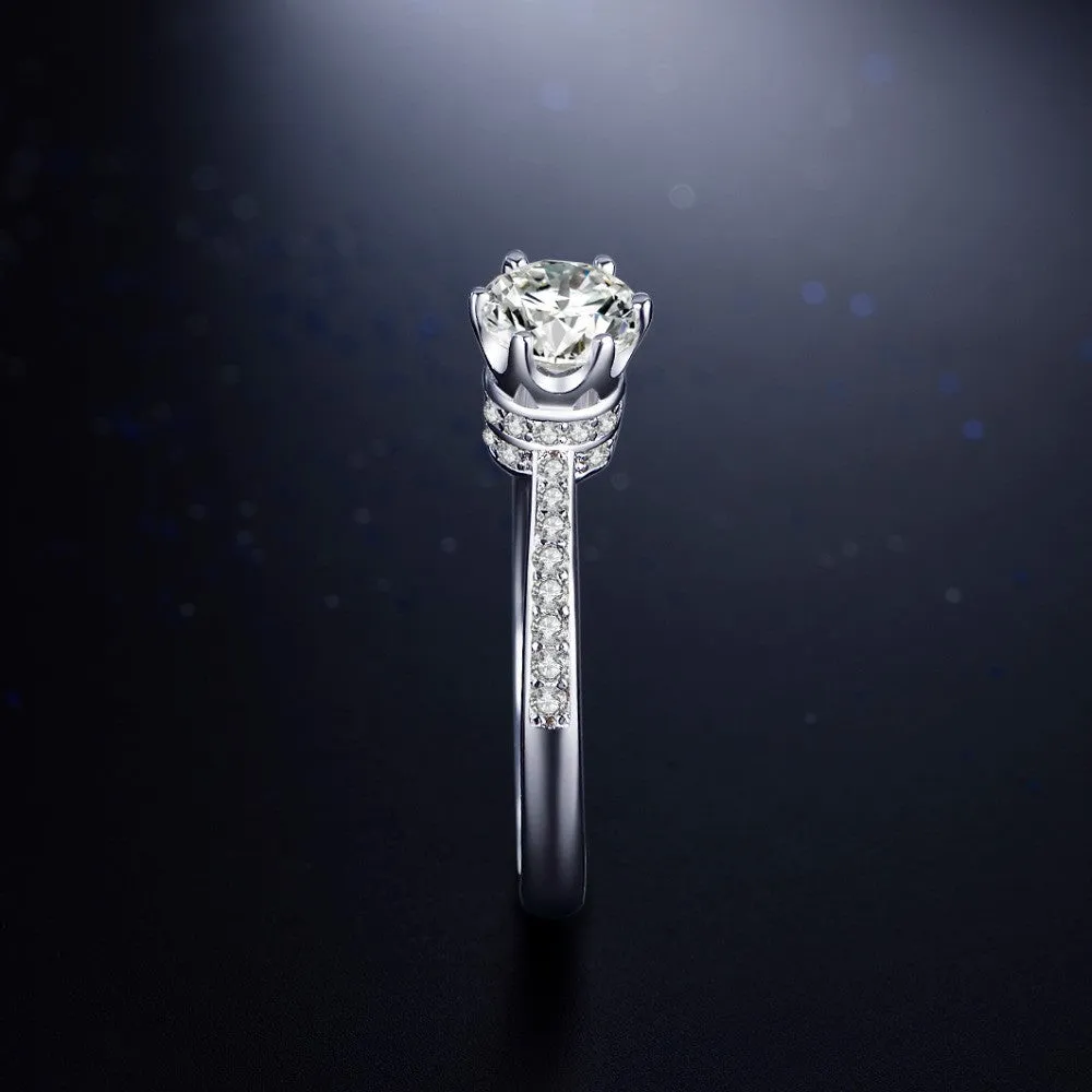 Sterling 925 Silver Crown Ring