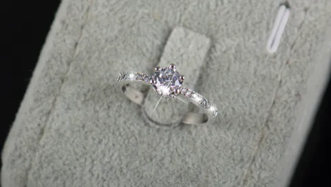 Sterling 925 Silver Crown Ring
