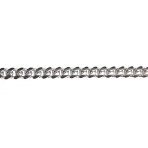 Sterling Silver (4.8mm) Miami Curb Bracelet 8.5"