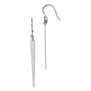 Sterling Silver Spike Dangle Earrings