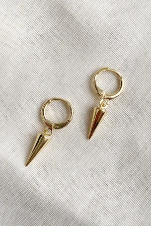 Suru Studio Spike Earrings Gold