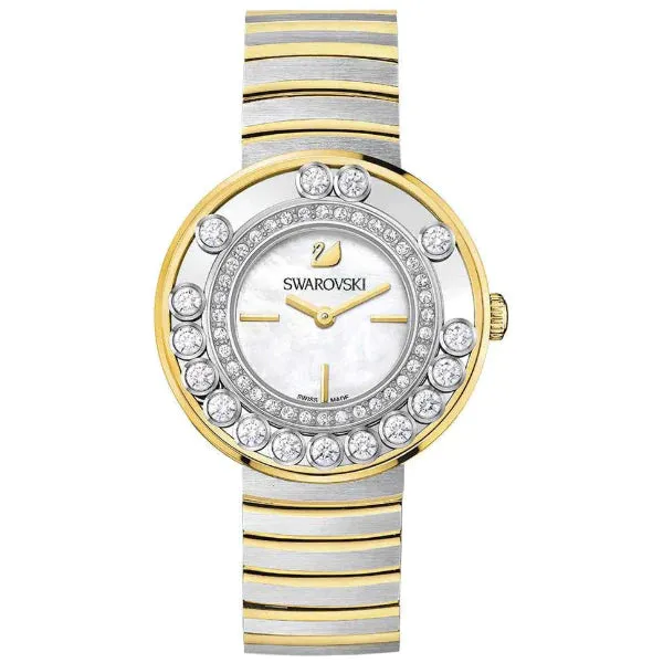 Swarovski Lovely Two-tone Stainless Steel Silver Dial Quartz Watch for Ladies - 1187022
