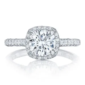 Tacori Pave Diamond Engagement Ring