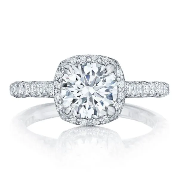 Tacori Pave Diamond Engagement Ring