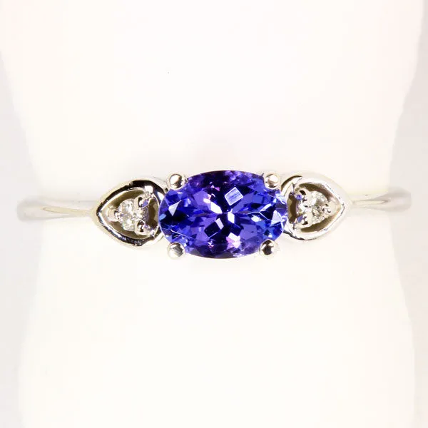 Tanzanite Ring .55 Carat BVI Color